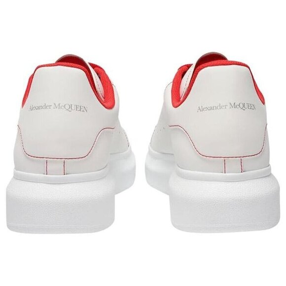 Alexander Mcqueen Larry Oversized Sneakers 43 10 E Mens White Red - Picture 12 of 12
